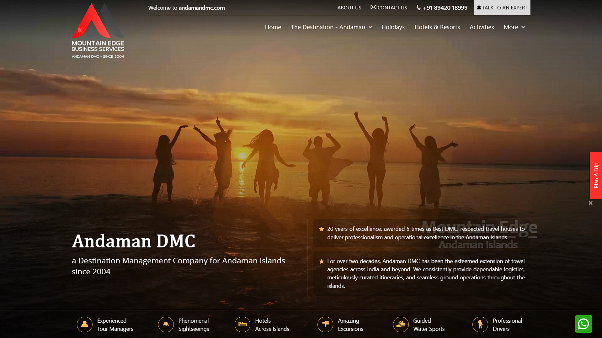 Andaman DMC Website