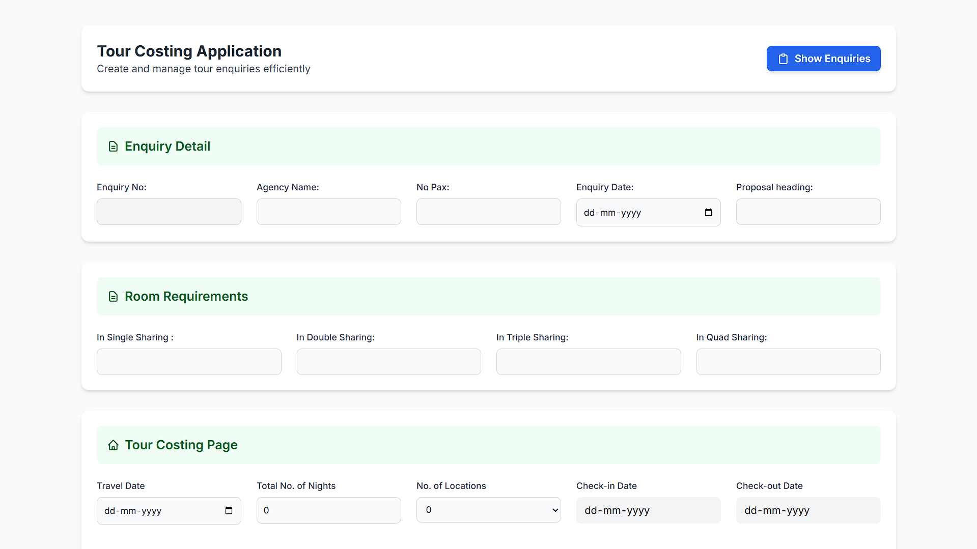 Explore Andaman CRM Website